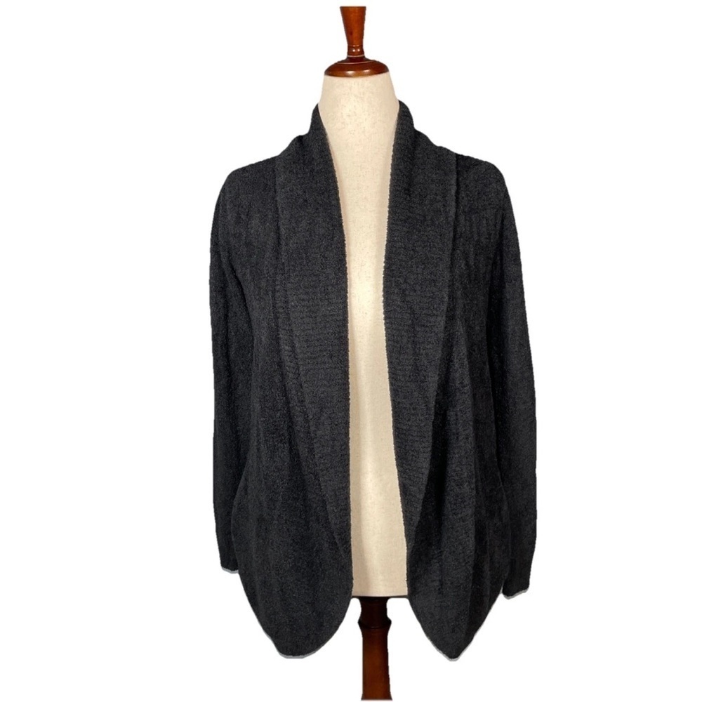 Barefoot Dreams Cozy Chic Lite Circle Cardigan Women's Size Small Grey